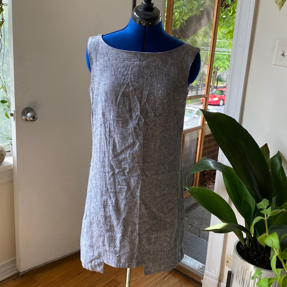 Jennifer Glasgow linen-cotton sundress with cool details!